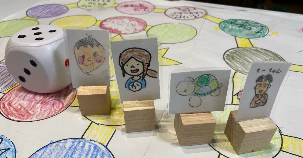 ＜ゆっこ幼稚園2日目＞ すごろく作って遊んだらめちゃくちゃ盛り上がった｜ゆっこ 二児の母/小児科看護師