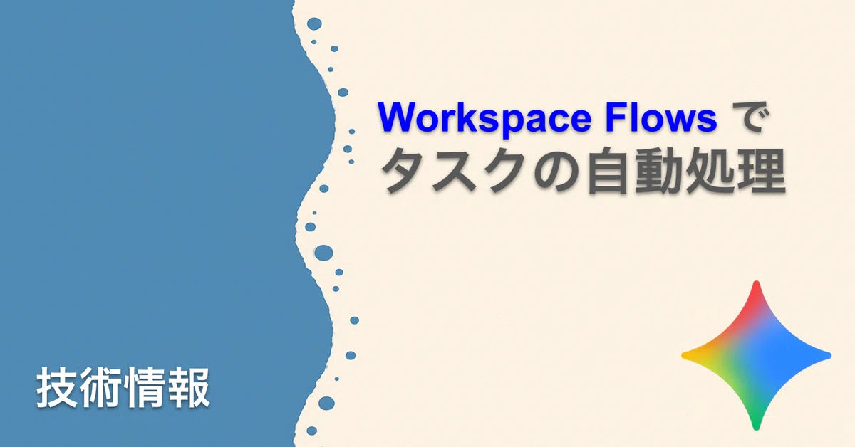 [Breaking News] Task automation has arrived with Workspace Flows｜officeの杜