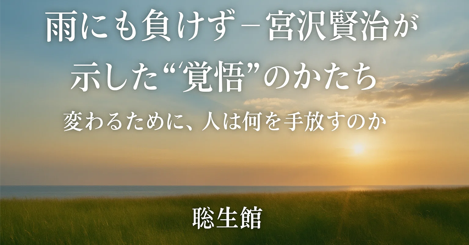 雨 ニモマケズ 意味