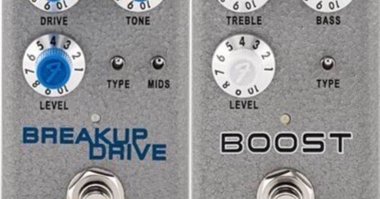 フェンダーからハンマートーンフィニッシュのオーバードライブと