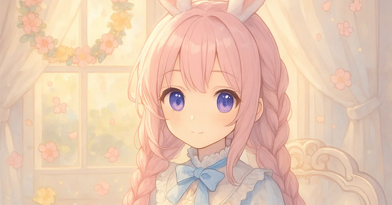 I tried making an illustration of a bunny lady 🐇｜ふうり｜休暇中