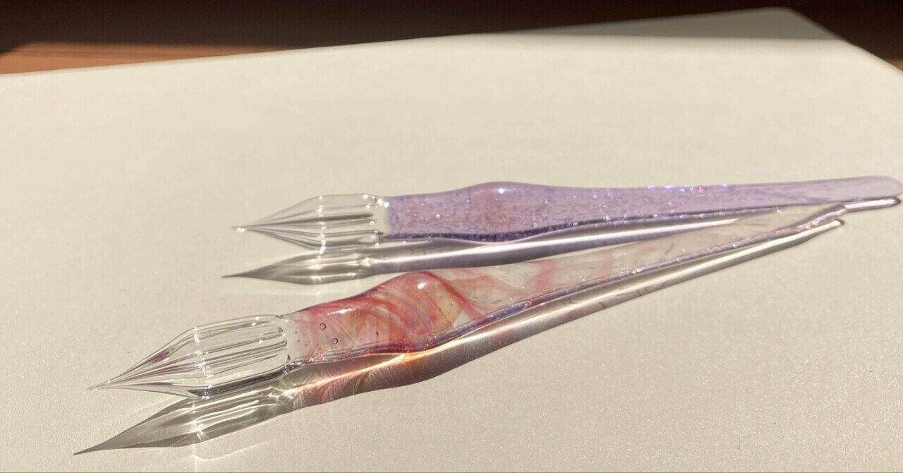 ガラスペン 】清らかな水の流れに手を任せる書き心地。ガラス工房焱