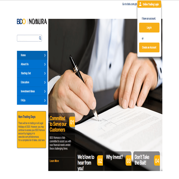 フィリピンの株式投資ならBDOと野村證券が提携している「BDO Nomura」がおすすめ｜LUCIFER@Cebu