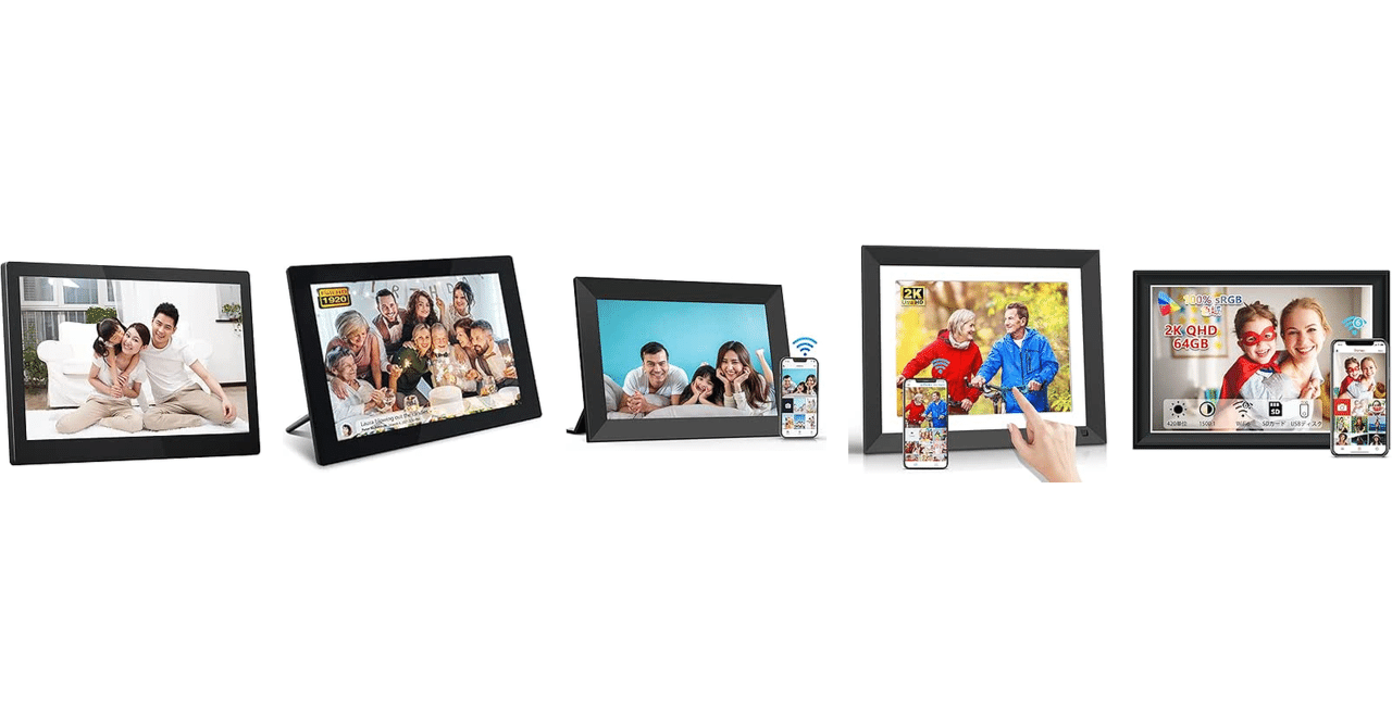 2025年度版】 デジタルフォトフレーム (高解像度) 初心者向け