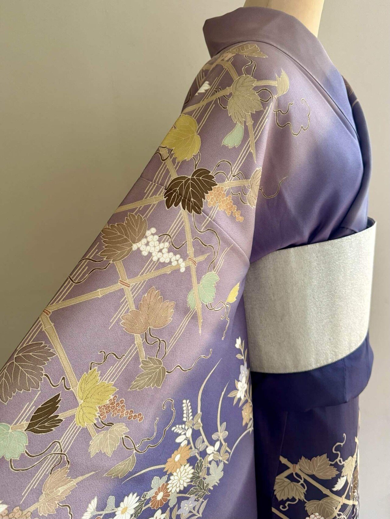 千總謹製青地訪問着｜夢吉きもの