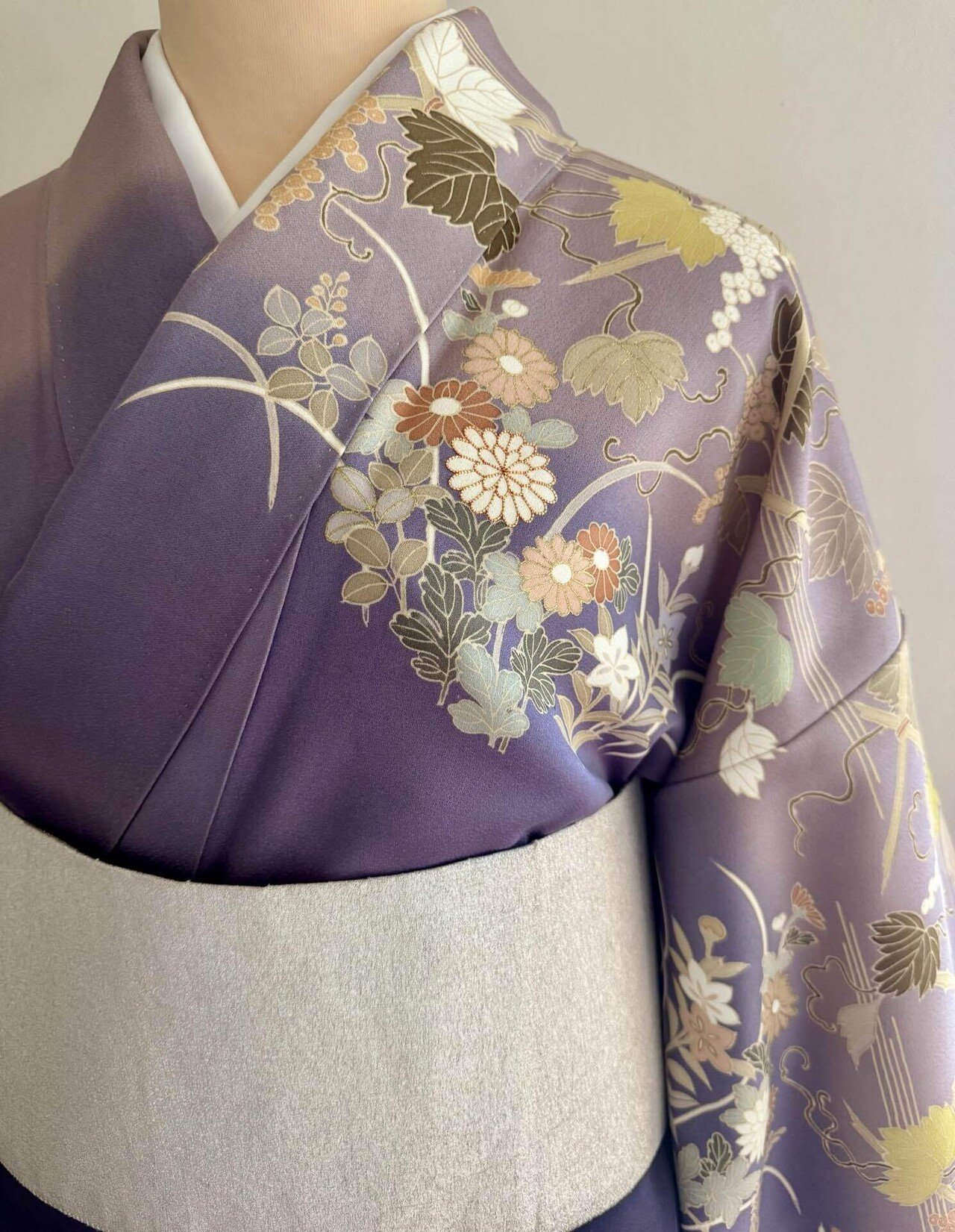 千總謹製青地訪問着｜夢吉きもの