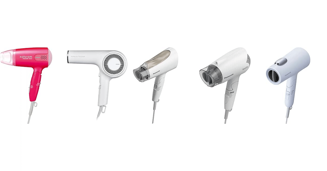 2025年最新】 ヘアドライヤー (マイナスイオン) 初心者向け ランキング