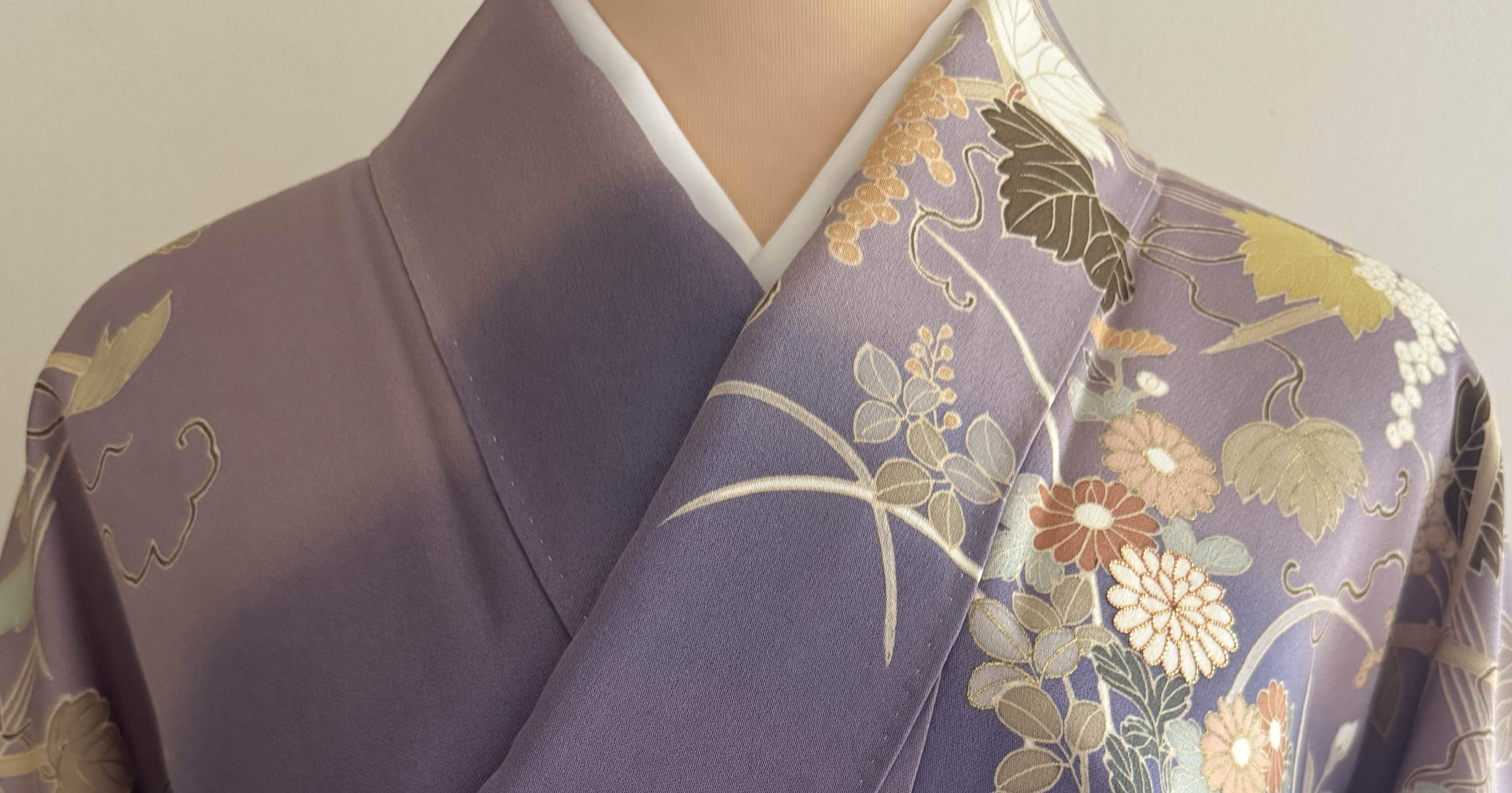 千總謹製青地訪問着｜夢吉きもの