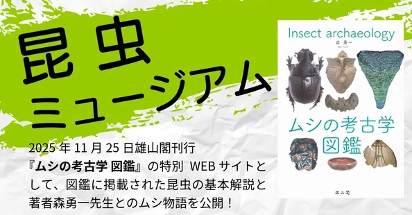 ムシの考古学 図鑑』特別WEB サイト 昆虫ミュージアム｜cumagus｜note