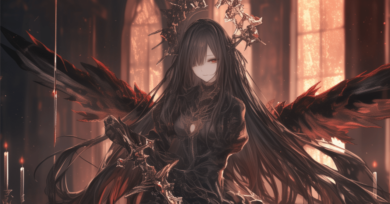 お絵描き：ダークと可愛さは出せる？ #AIアート #AIイラスト