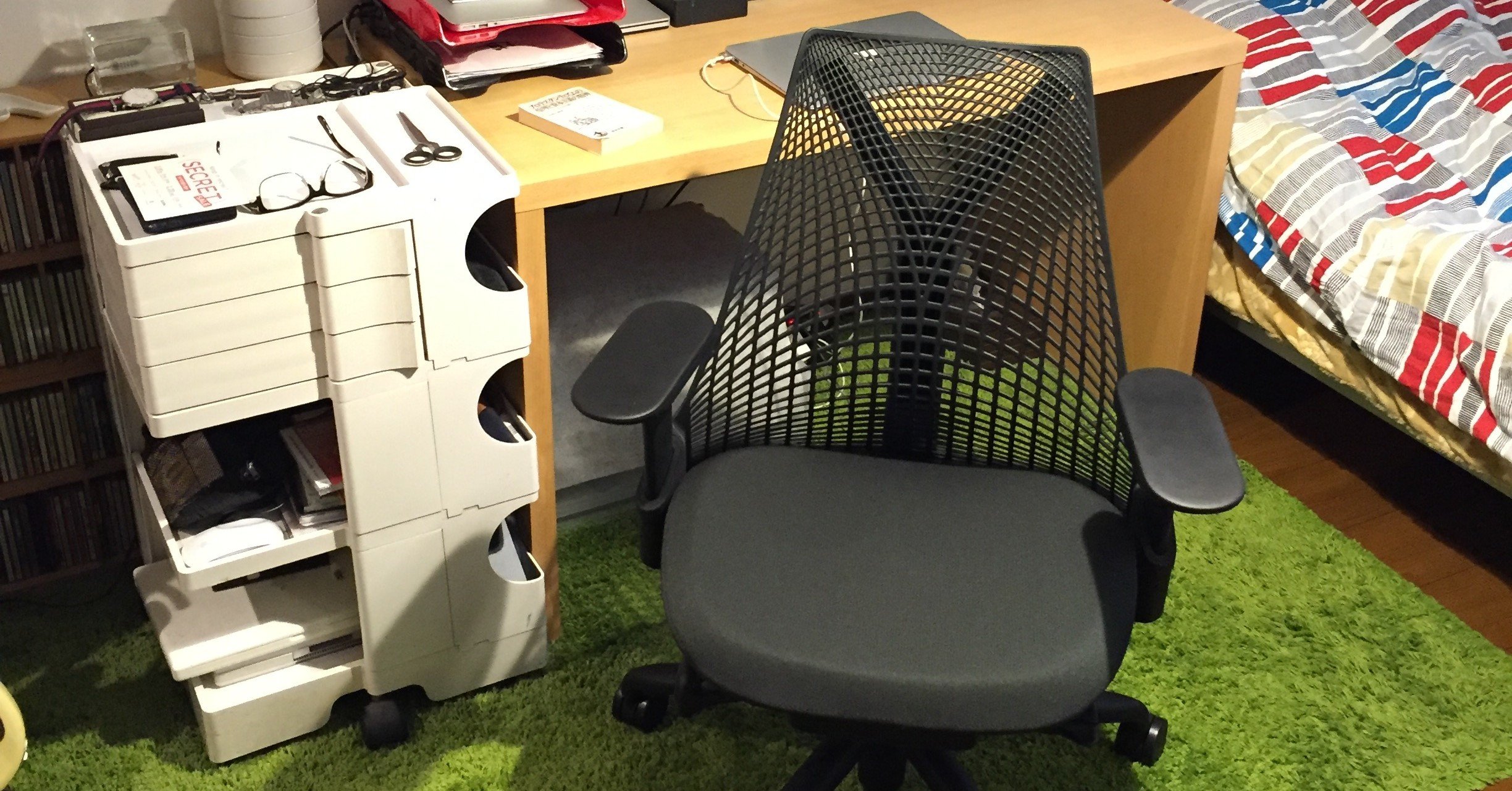 セイルチェア 2020年5月製造 フルアジャスタブルアーム - 椅子/チェア