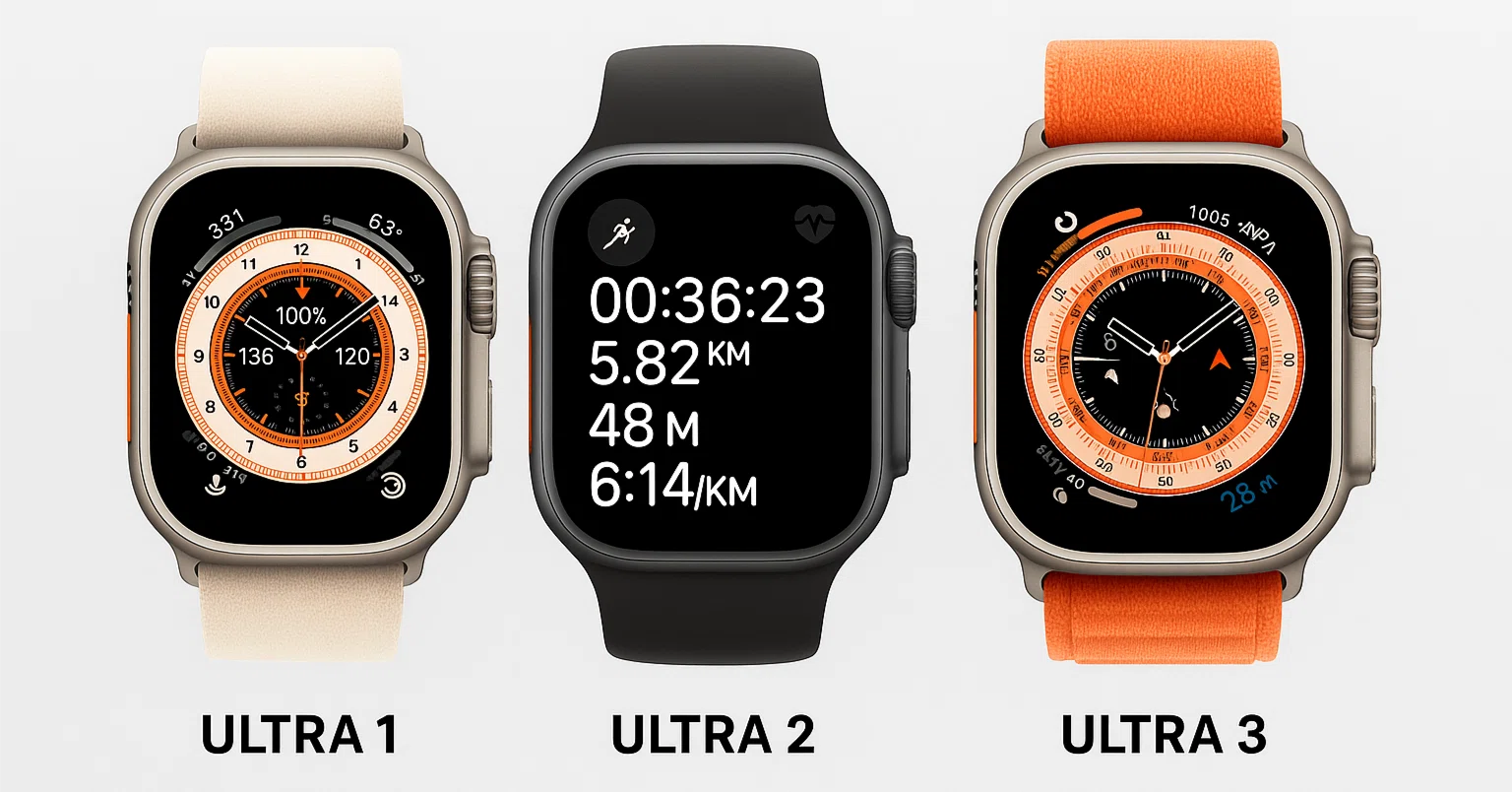 徹底比較】Apple Watch Ultra 1・2・3：どれを選ぶべきか？バッテリー 