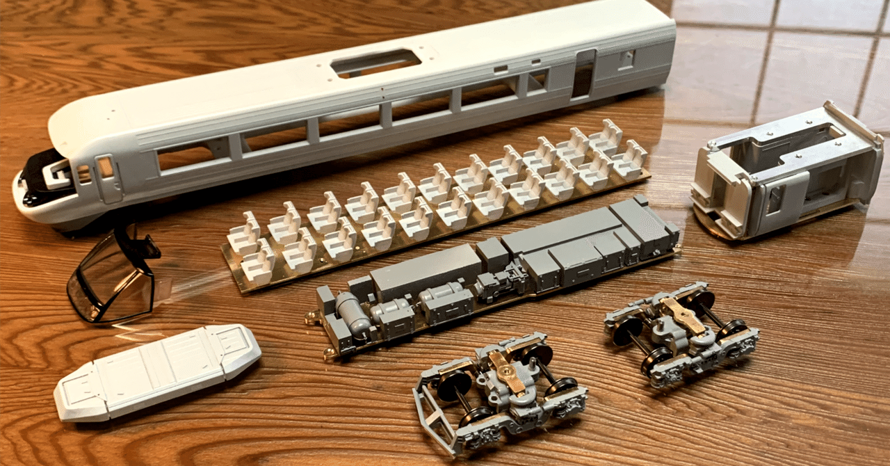 金属木製車両　模型　鉄道 1/80 16.5mm クロ383-1 キットを組んでみる｜日本平精密模型