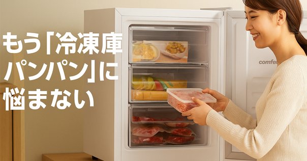 COMFEE' 冷凍庫32L前開きタイプ徹底レビュー：コンパクトながら