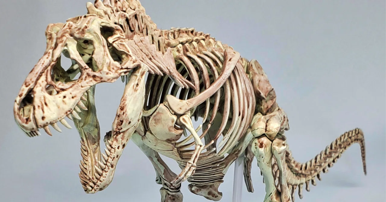 イマジナリースケルトン　ティラノサウルス　トリケラトプス　モササウルス 恐竜のプラモ Imaginary Skeletonシリーズ｜らきすし
