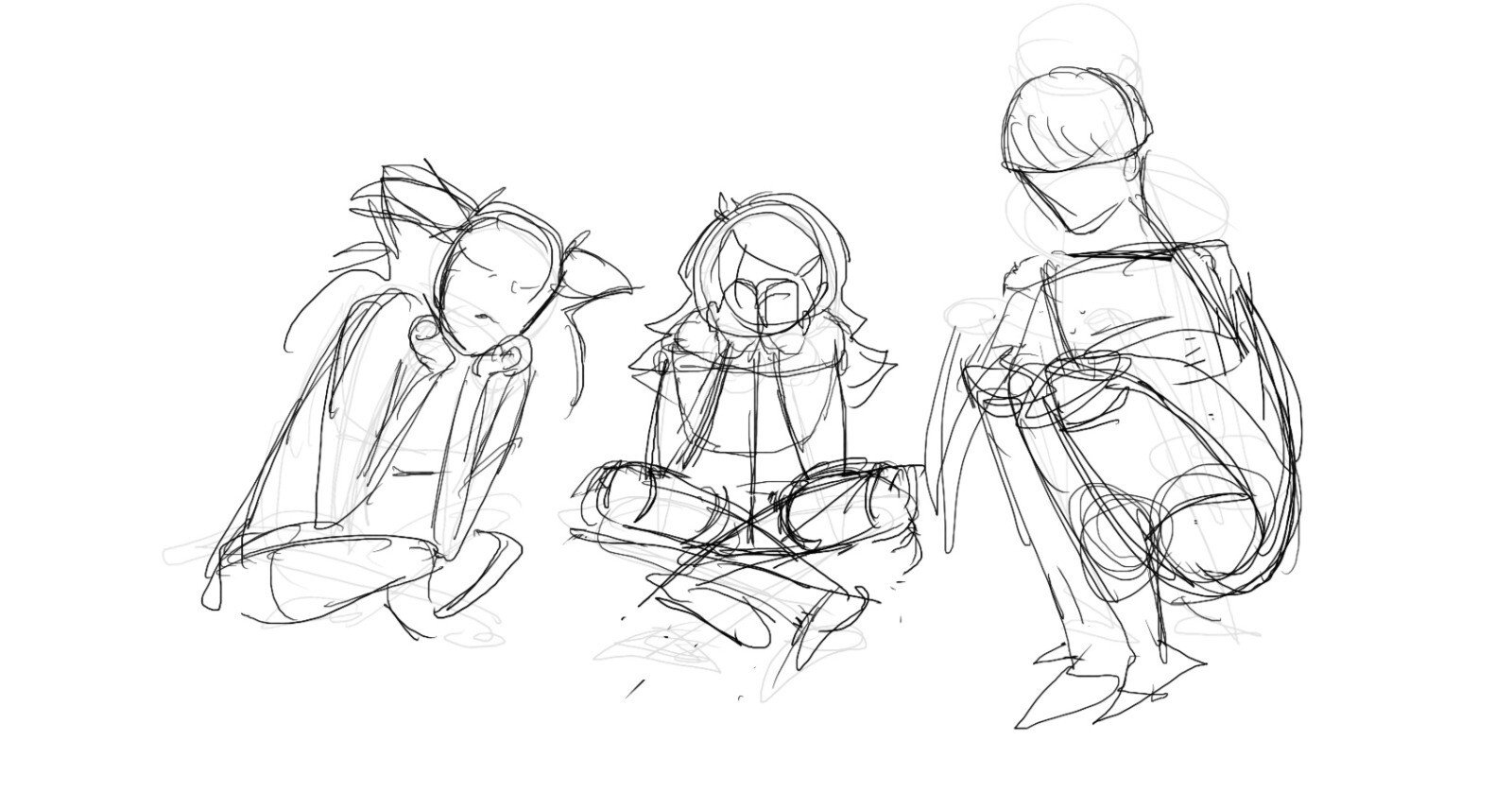 41】模写と自由絵続き｜大澄愛