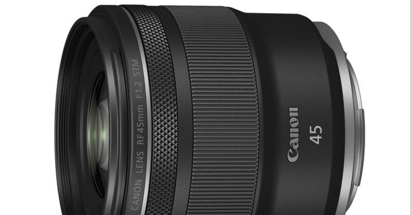 キヤノン「RF45mm F1.2 STM」発表！大口径F1.2で6万円台はヤバい｜はるか