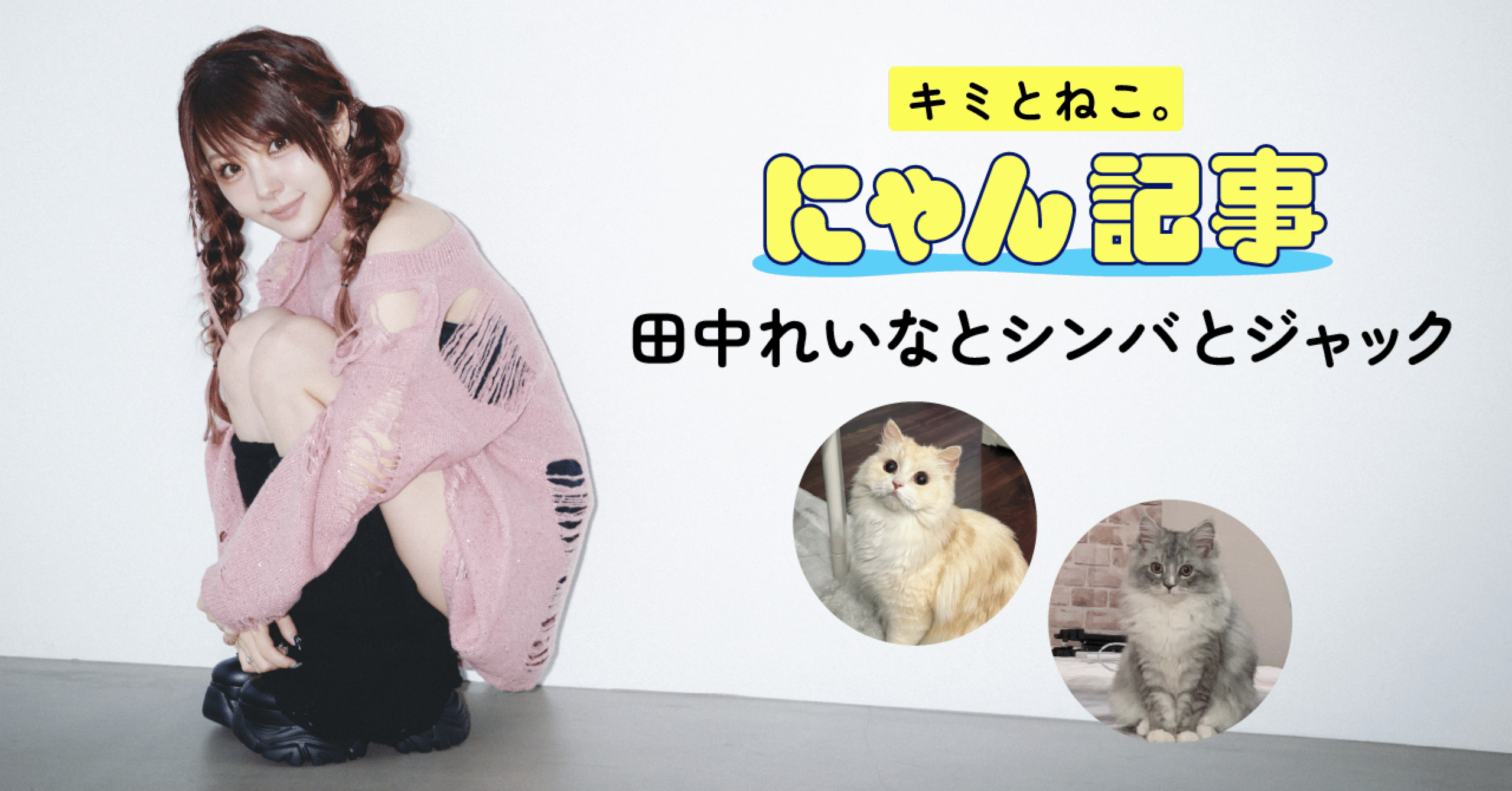 キミとねこ。—アーティスト・田中れいな—｜ヤマト運輸公式note