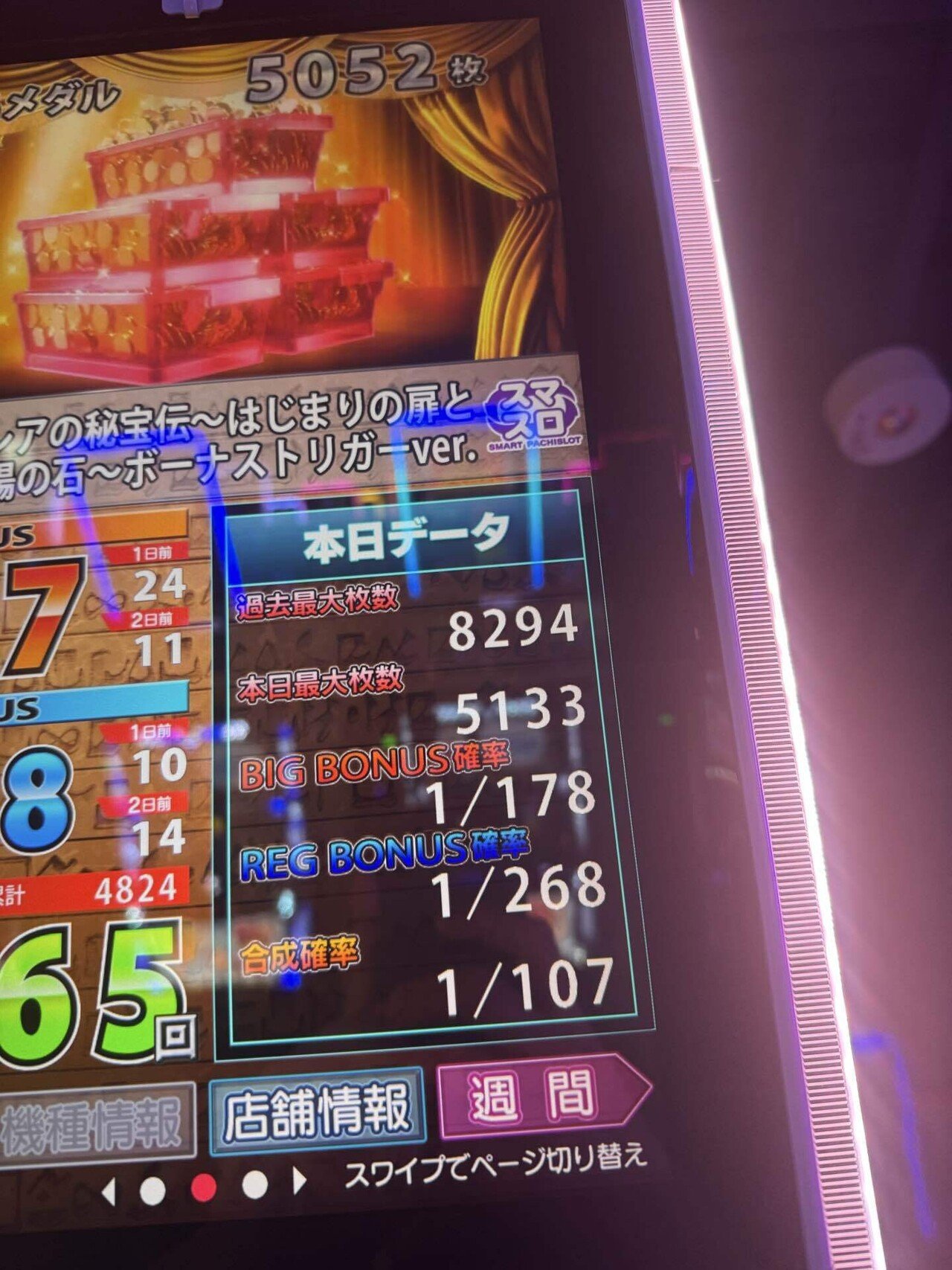 T*K様 クレアの秘宝伝　動作確認済み LBクレアの秘宝伝の高設定挙動につきまして｜ごぼう