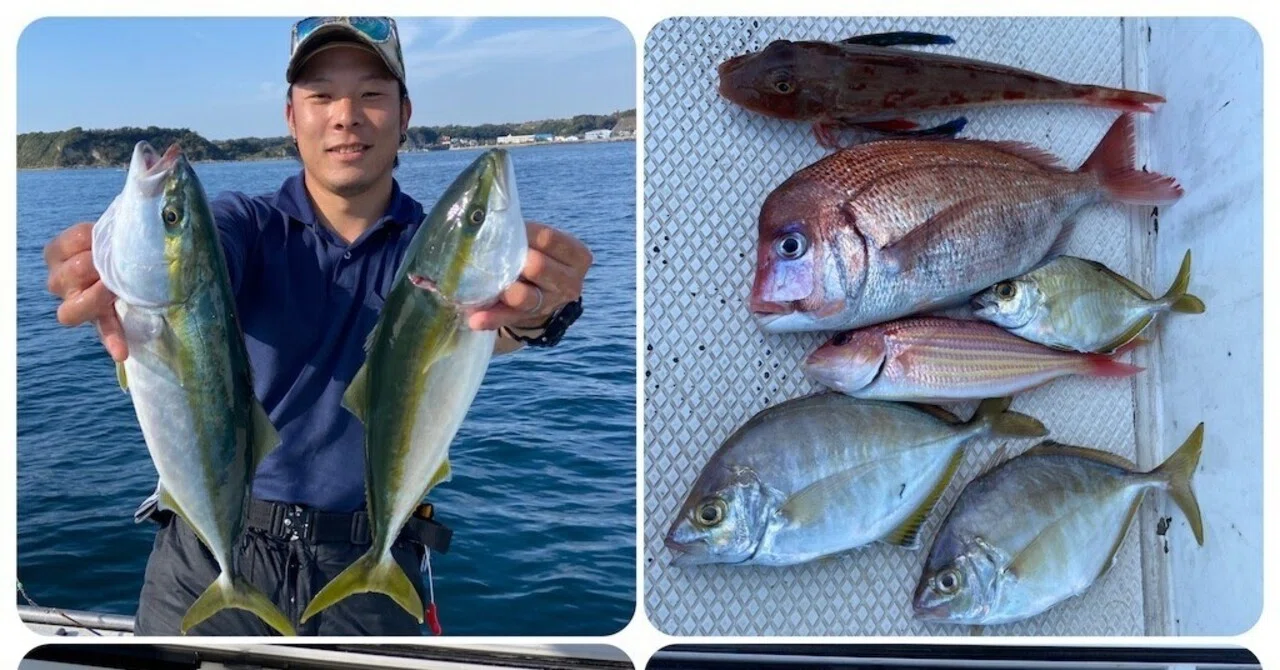 ウィリー五目釣り】花鯛・イナダ・カイワリ・カワハギなど多魚種の