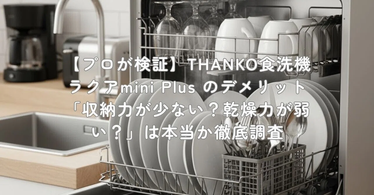 THANKO タンク式食洗機 「ラクアmini Plus」 TK-MDW22B 【公式通販】