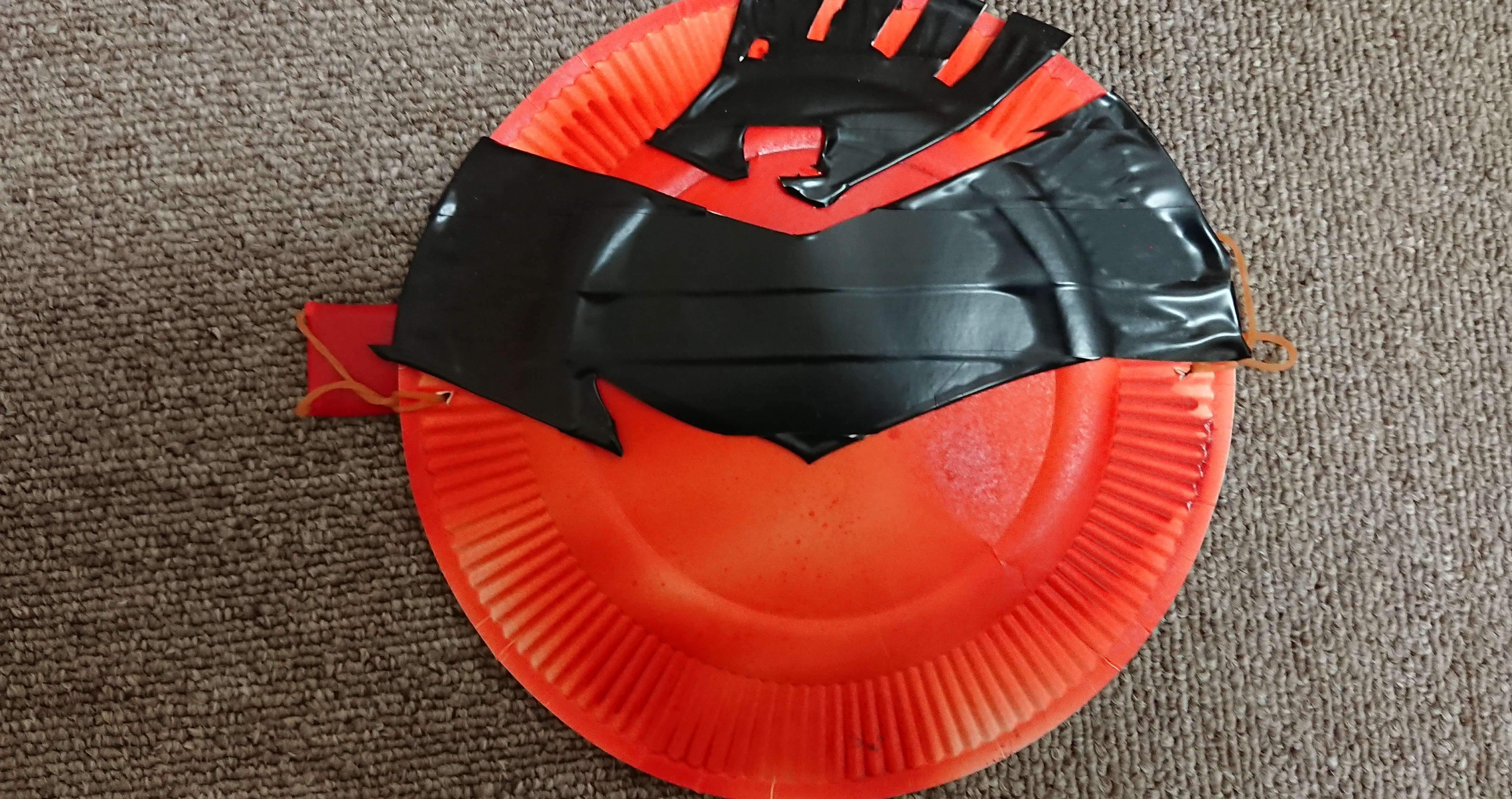 紙皿で作るヒーローのお面 マメ Note