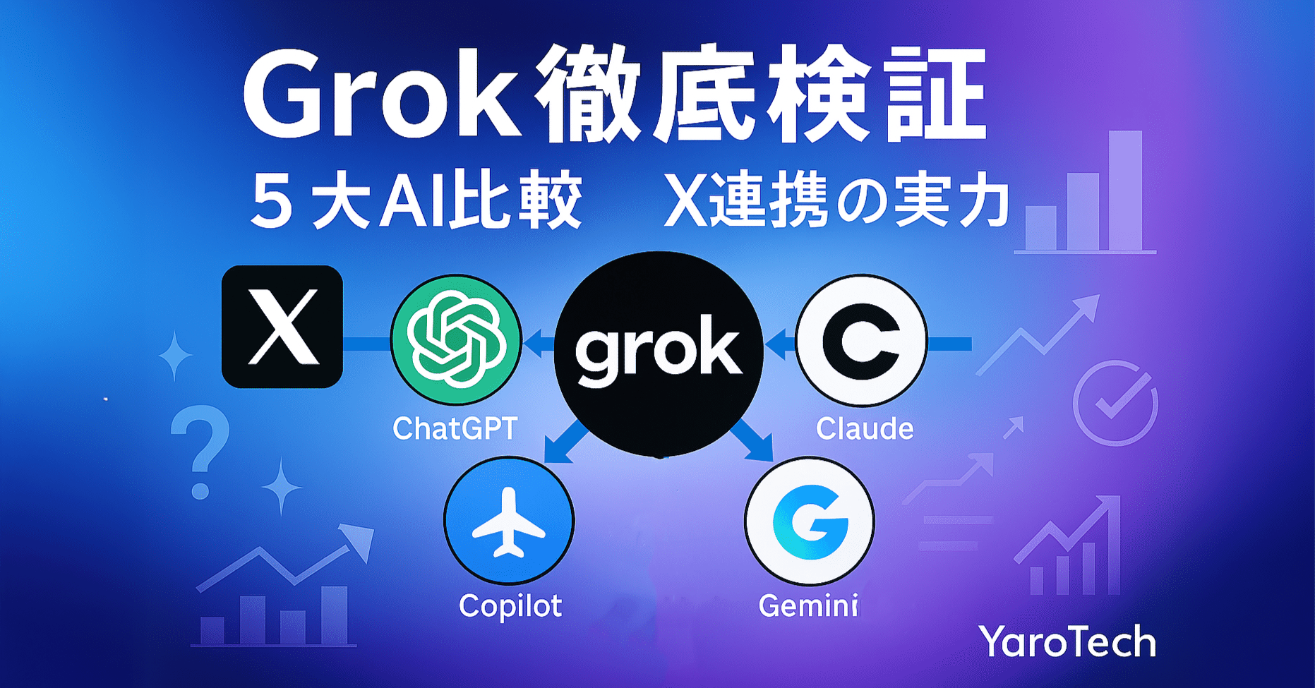 Grok徹底検証！X連携AIは他の生成AIと何が違う？【5大AI比較】｜YaroTech