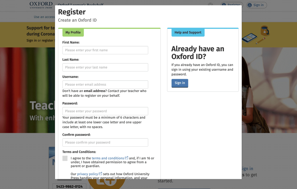 Oxford大学出版局の英語学習者向け教材が6月30日まで無料→8月31