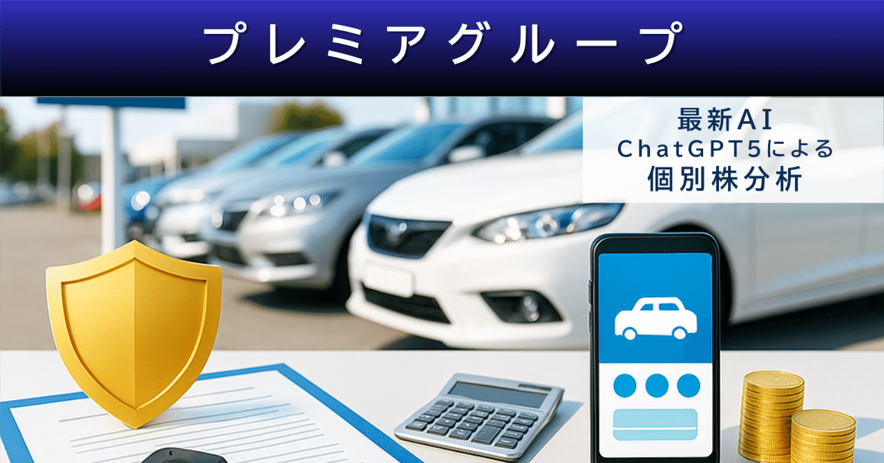 個別株分析】プレミアグループ（7199） ☆3.6 中古車金融×保証の両輪、EPS成長とCFの波をどう乗りこなすか｜AIによる個別株情報分析室
