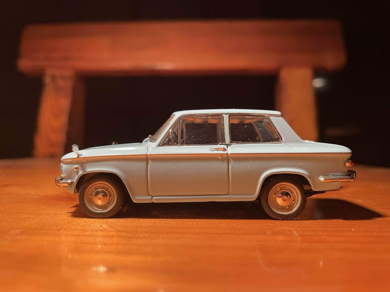 ミニカー 古いマツダファミリア｜ササミフライ