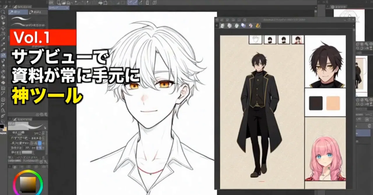 クリップスタジオペイントのマル秘機能、描いていくわよ！ ｜sugasa