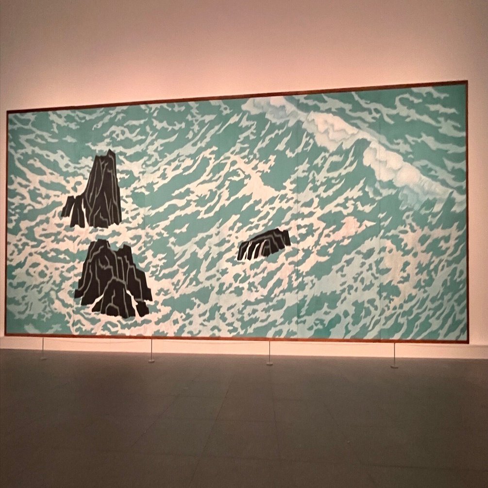 東山魁夷の白い馬に会ってきた。｜にひ:)