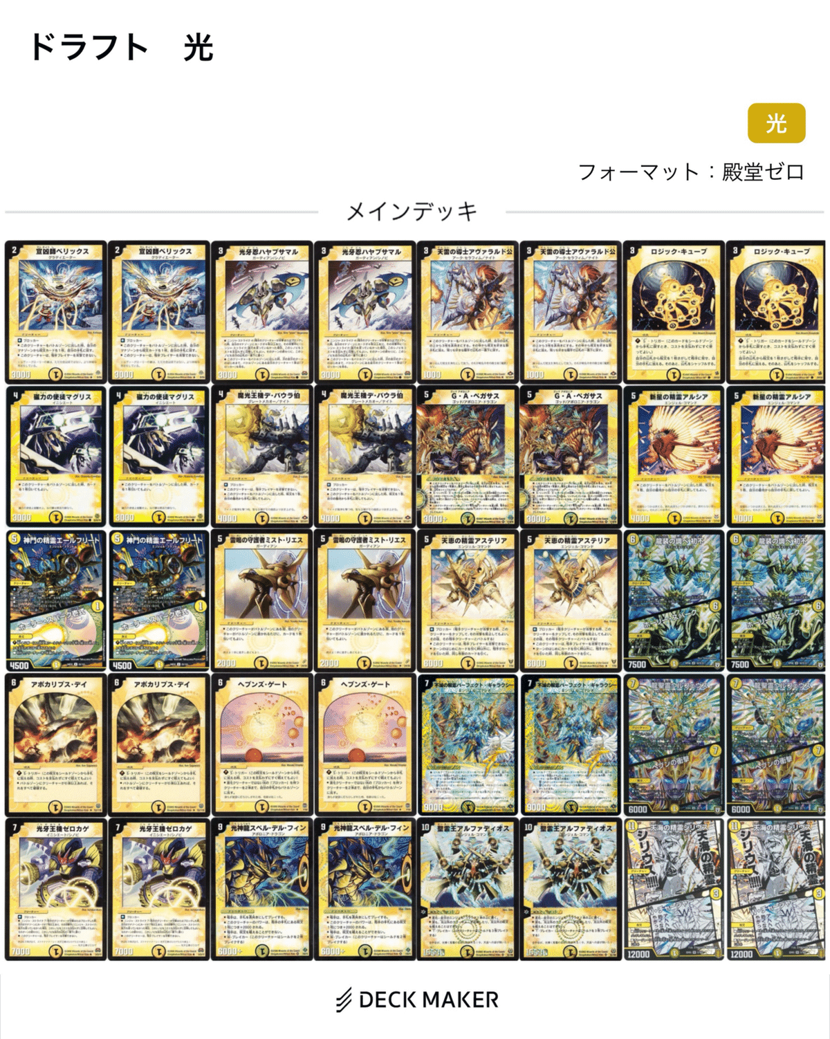 ゆーさくドラフト(デュエマクラシック ドラフト)｜ゆーさく