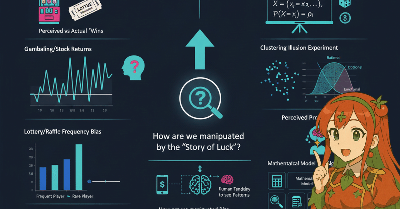 当たりを誤解する脳——離散型確率変数と運が良い人の正体】「当たり」を誤解する脳：離散型確率 変数とアルゴリズムに設計される「運」の正体｜とまとの気分次第研究所