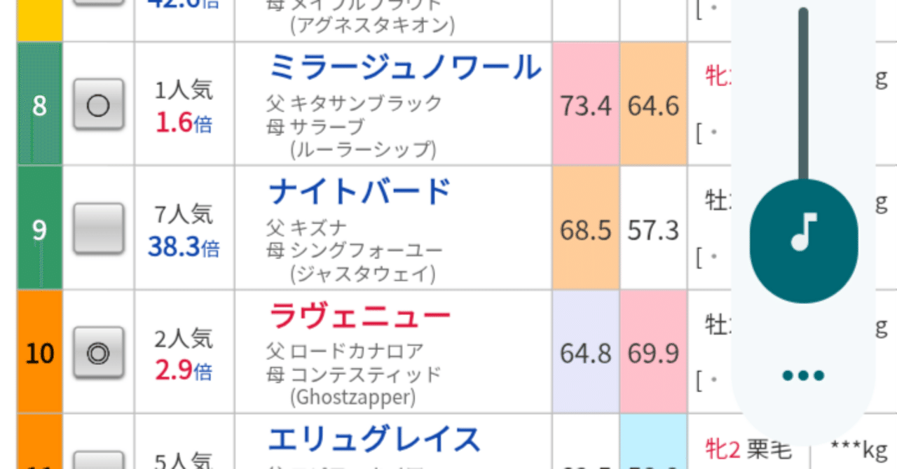 今日の注目メイクデビュー新馬戦｜馬券検討&around40〜feeling