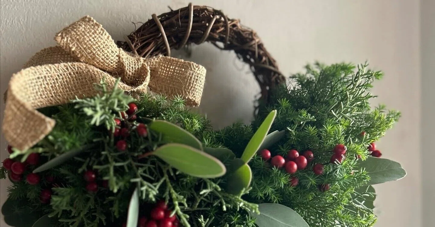クリスマスハーフリース｜ハナジタク花学校