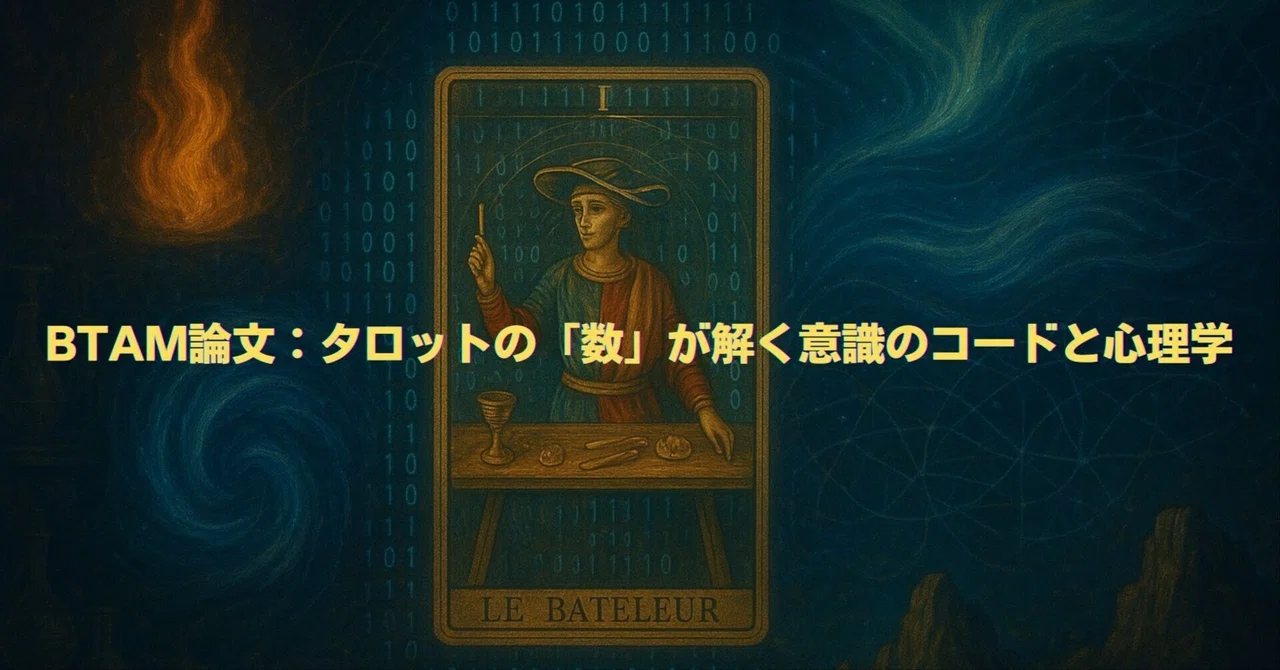 BTAM論文#1：タロットの「数」が解く意識のコードと心理学【第1章】BTAM（Binary Tarot Analysis Method／二進 ...