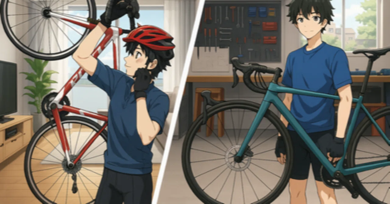 室内保管の決定版】縦置きも横置きもOK！GORIX 自転車スタンド (GX