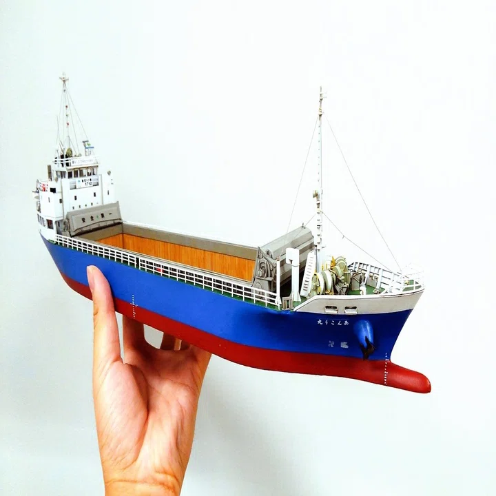 1/150スケール内航貨物船建造記｜C重油