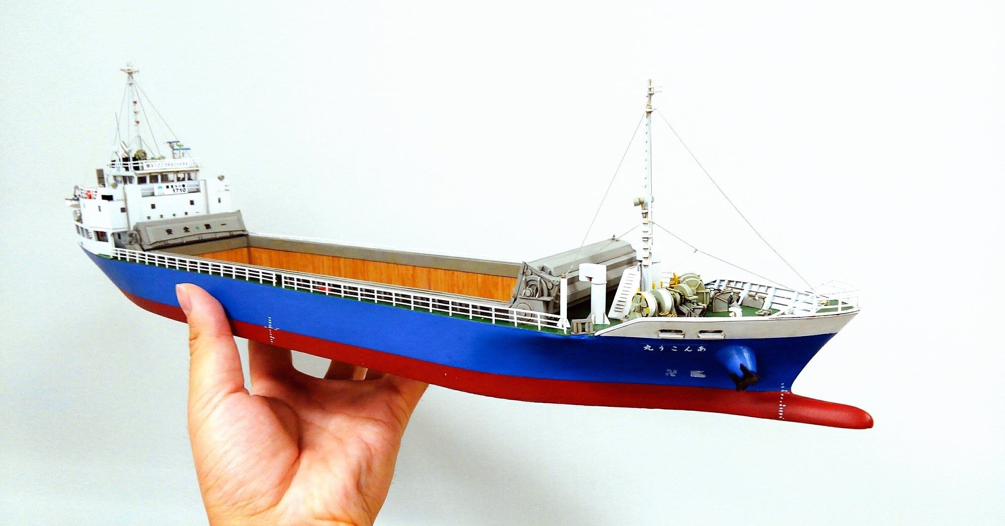 再出品】完成品 タンカー 日新丸 貨物船 船 模型 1/130 ストラクチャー