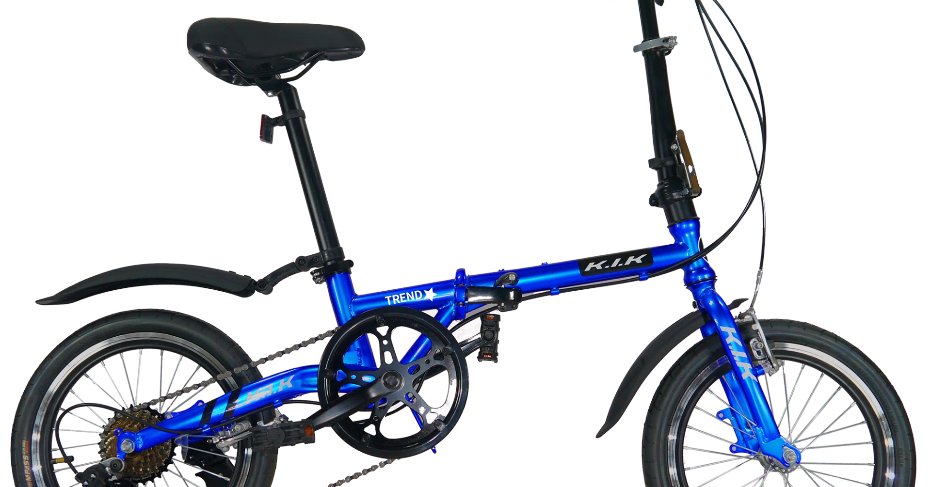 KCD FF-Y16 アクアブルー 16インチ折りたたみ自転車 16型折畳み自転車