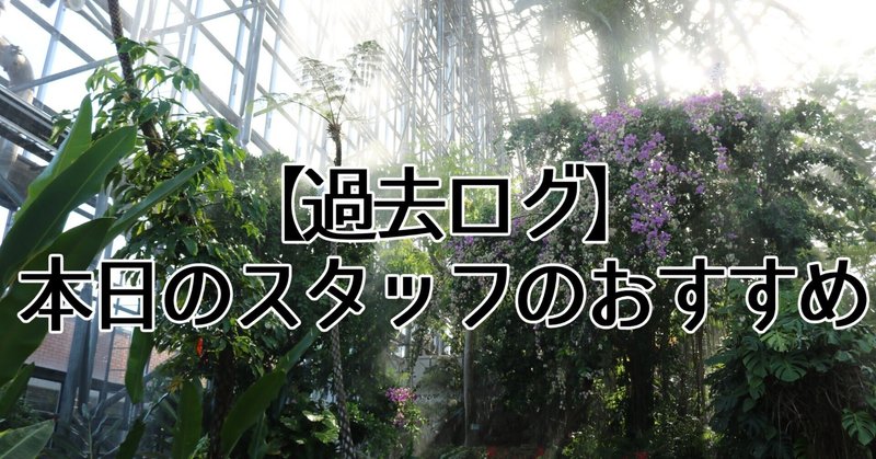 【過去ログ】本日のスタッフのおすすめ：ヤクチ(2025.2.16)