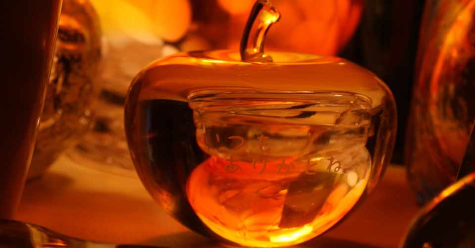 ガラスの林檎 キャラクター エッチング工房ちゃわわ ブログ Note