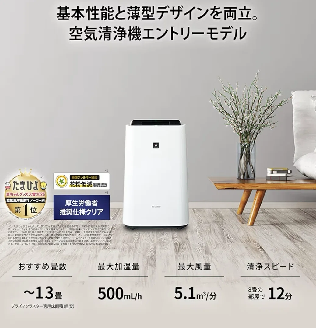 2025年最新】シャープ KC-S50-W徹底レビュー|プラズマクラスター7000 2025年最新】シャープ KC-S50-W徹底レビュー|プラズマクラスター7000