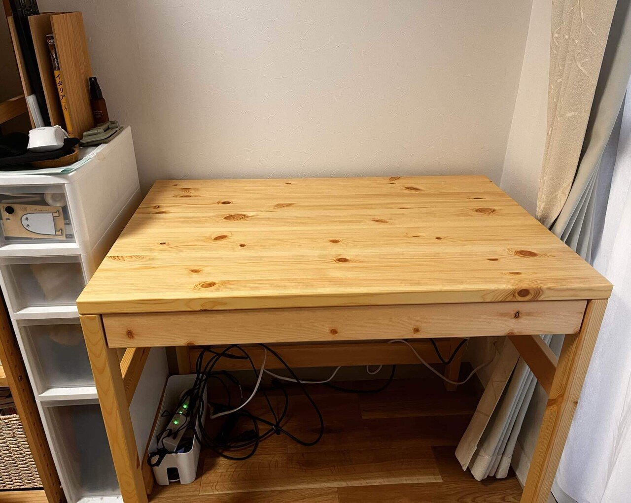 無印のパイン材デスクが最高すぎるから聞いて！｜みやざわ 太郎
