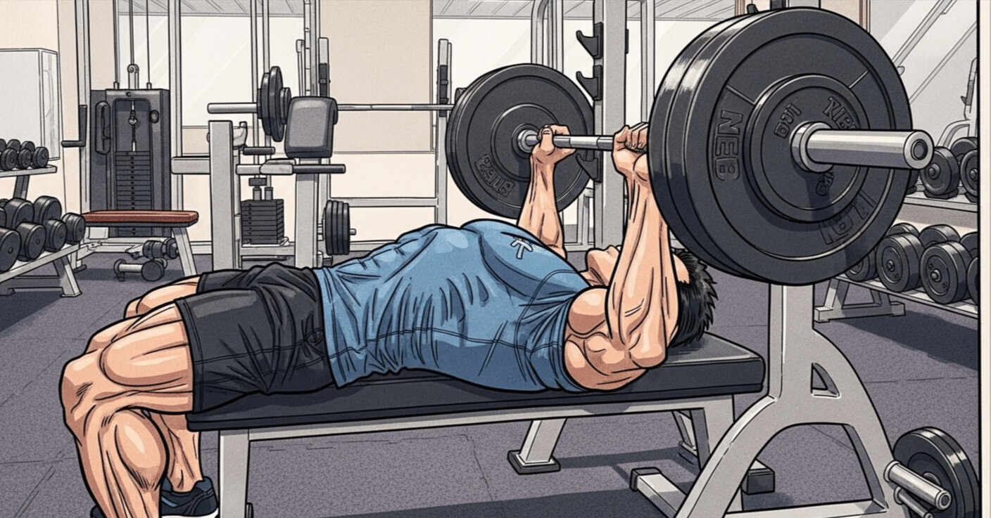 自分を追い込む筋トレ！ベンチプレス童貞が3ヶ月で25kgを上げた｜安田