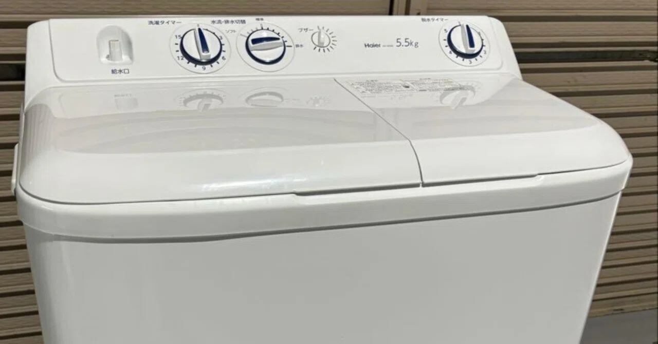 ハイアール 二槽式洗濯機 JW-HSW50A(W) 徹底レビュー】｜ガジェット