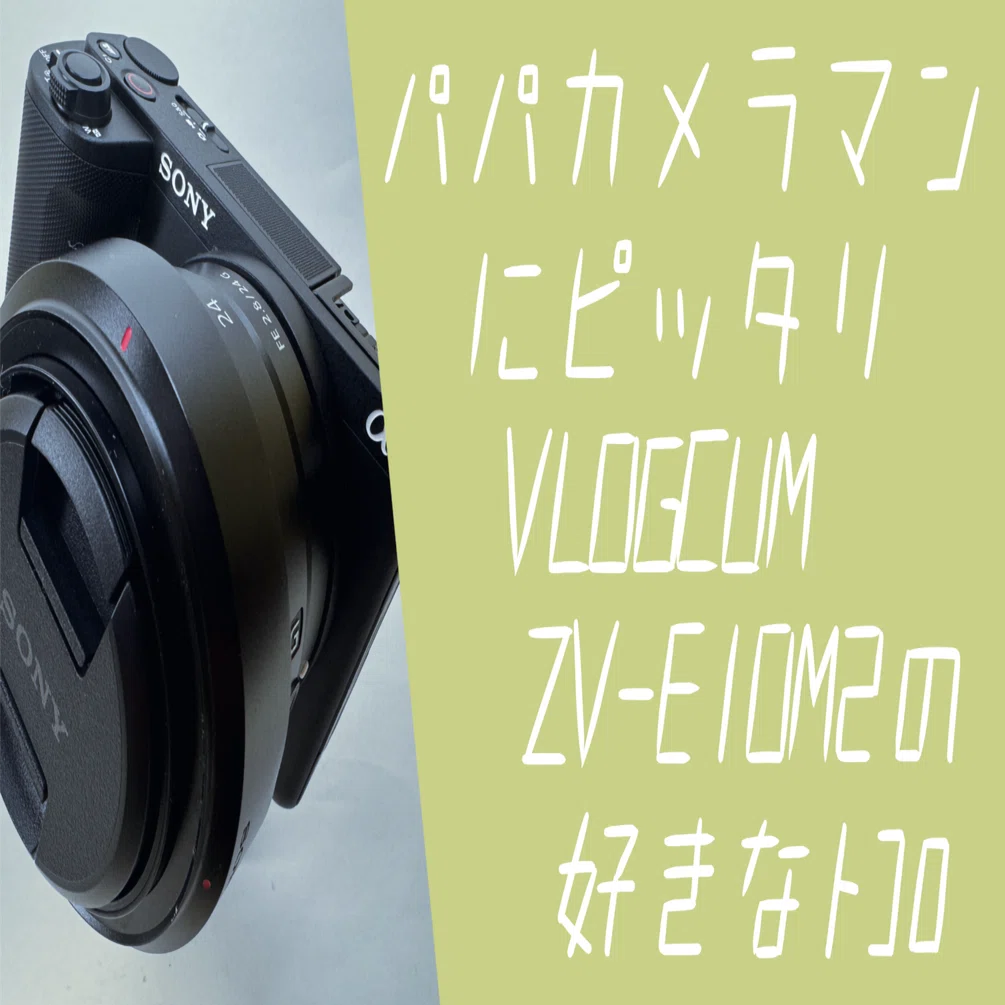 ZV-E10M2を1ヶ月使ってみたパパカメラマン｜家族Vlogにちょうどいい 