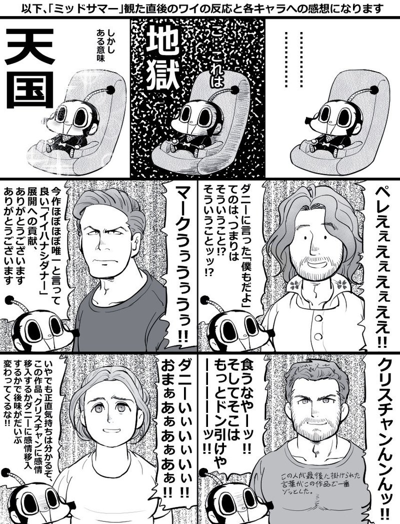 映画 ミッドサマー 感想漫画 妖介 Note