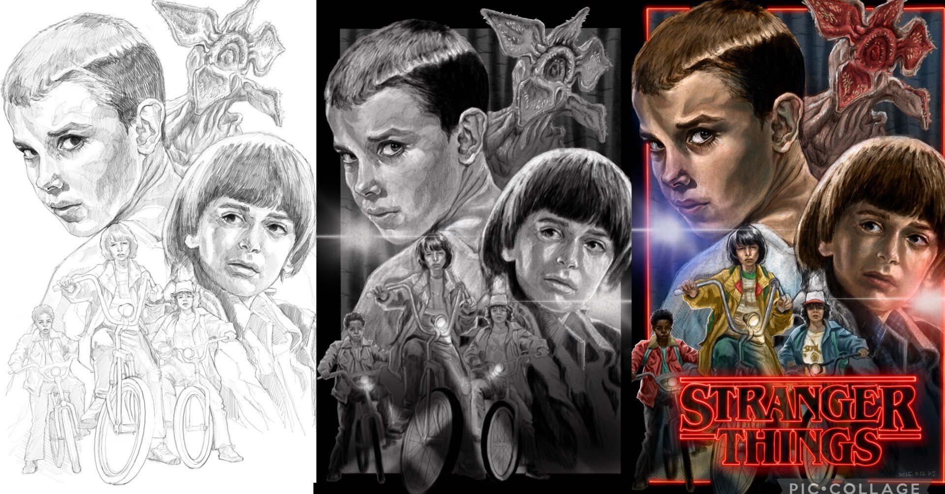 制作記録】ストレンジャーシングスファンポスター｜NONJI